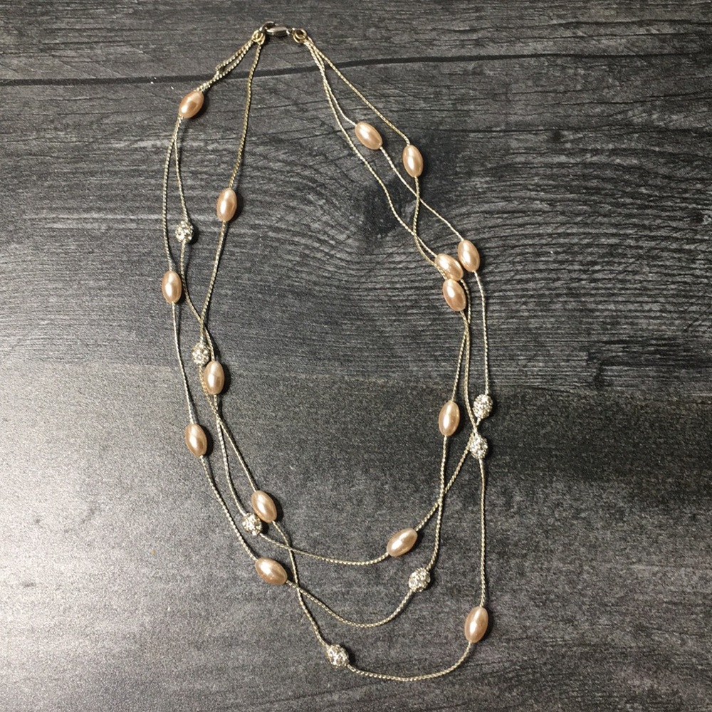 🐙 Triple Stranded Necklace
